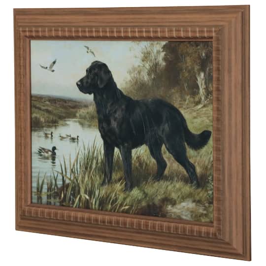 Framed Black Lab Wall Décor by Ashland®